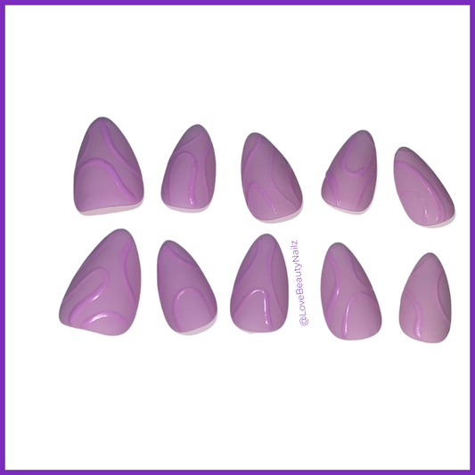 Grape Sherbet Press-On Nails